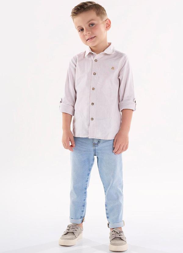 Up Baby - Calça Infantil para Menino em Jeans Azul 2