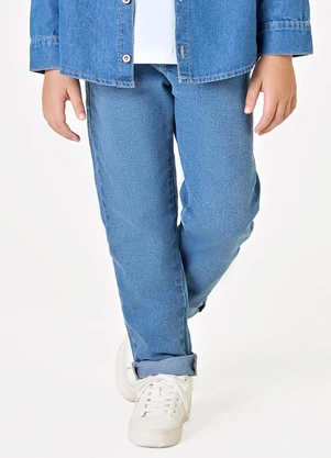 Trick Nick - Calça Infantil Reta Masculina Jeans Azul - TRICK NICK