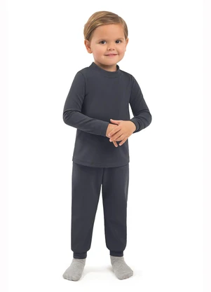Ddk - Calça Infantil Térmica Cinza - DDK