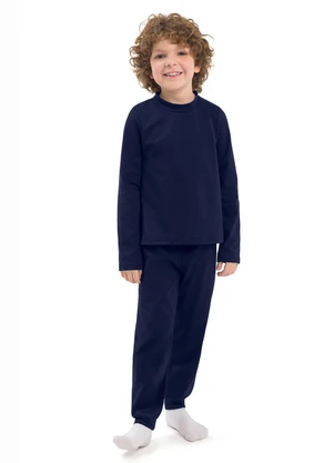 Ddk - Calça Infantil Térmica com Punhos Azul - DDK