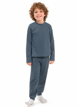 Ddk - Calça Infantil Térmica com Punhos Cinza - DDK