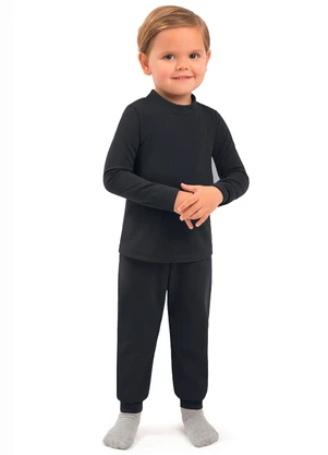 Ddk - Calça Infantil Térmica Preto - DDK