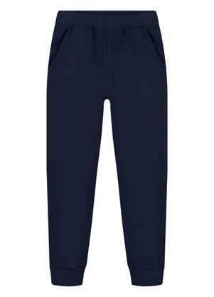 Alakazoo - Calça Infantil Unissex em Moletom sem Felpa Azul - ALAKAZOO
