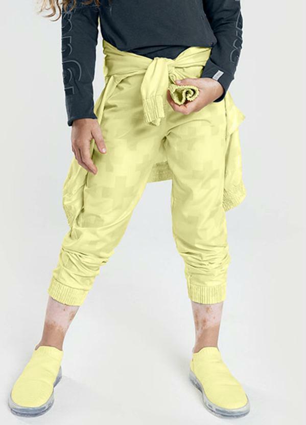 Lilica Ripilica - Calça Infantil Unissex Match Amarelo