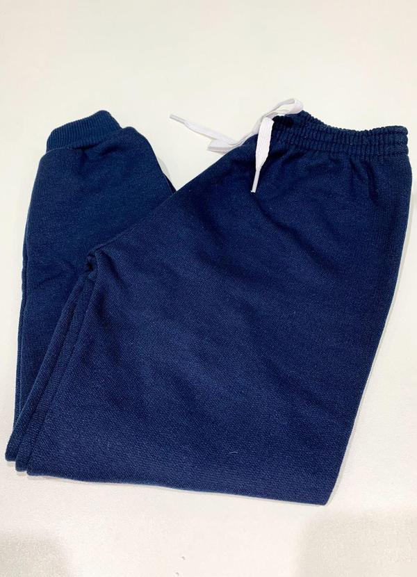 Atelie da Crianca - Calça Infatil Moletom Azul