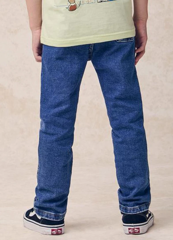 Youccie - Calça Jeans com Cadarço Azul 2