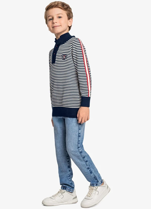 Trick Nick - Calça Jeans Infantil Masculina Azul 3