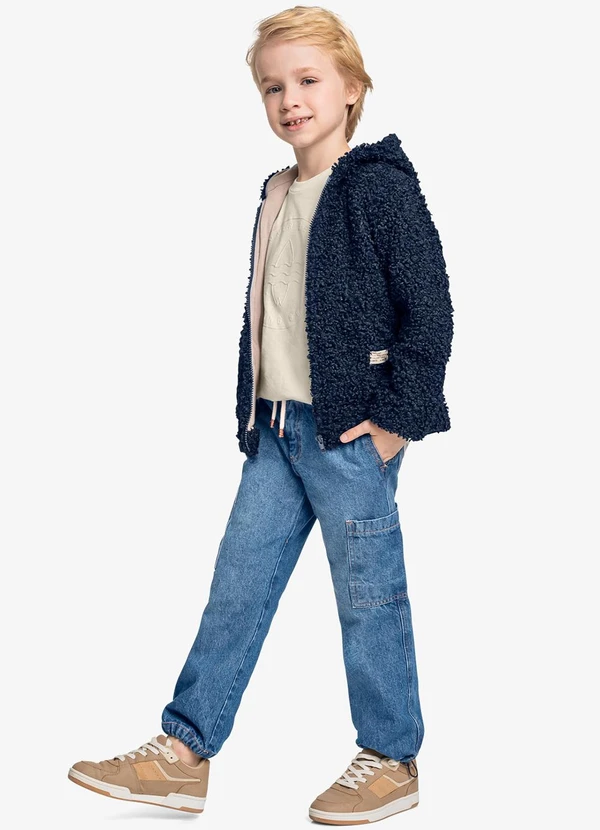 Trick Nick - Calça Jeans Infantil Masculina Azul 5