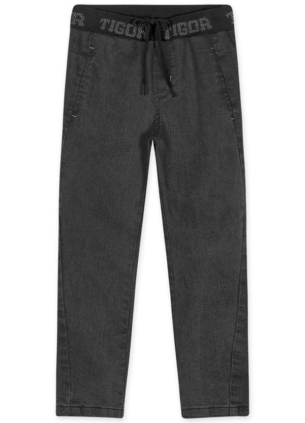Tigor T Tigre - Calça Jeans Infantil Menino Preto