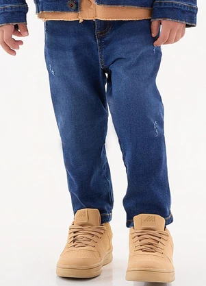 Up Baby - Calça Jeans Infantil Menino Azul - UP BABY