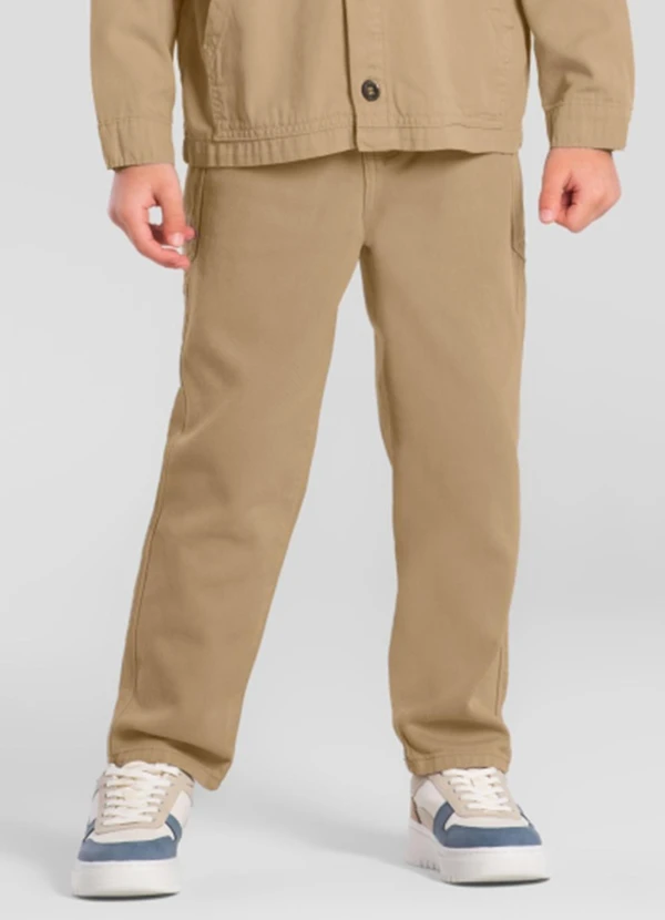 Brandili Mundi - Calça Jeans Infantil Menino Marrom 1