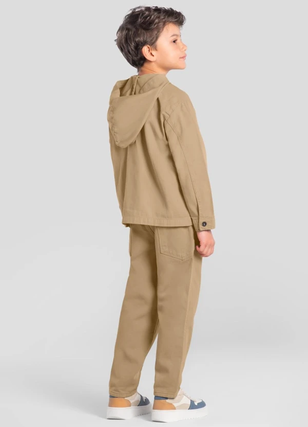 Brandili Mundi - Calça Jeans Infantil Menino Marrom 4