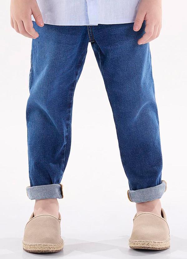 Up Baby - Calça Jeans Infantil para Menino Azul