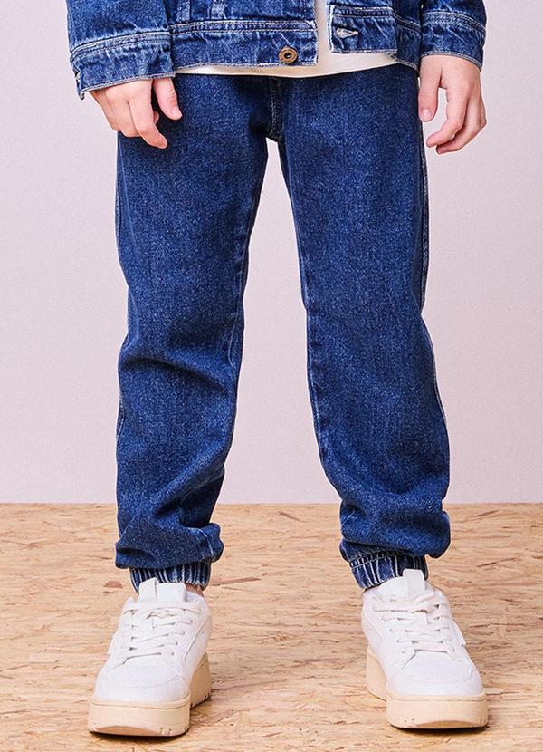 Youccie - Calça Jeans Jogger Azul Azul