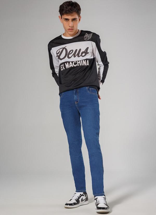 Sun Place - Calça Jeans Juvenil Masculina Slim Azul 3