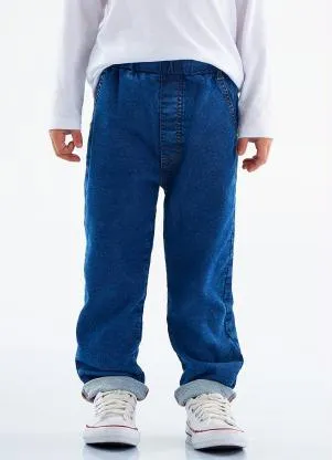 Up Baby - Calça Jeans Menino Infantil Azul - UP BABY