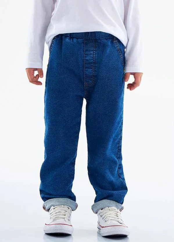 Up Baby - Calça Jeans Menino Infantil Azul