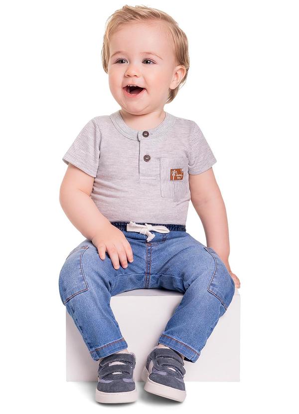 Quimby - Calça Jeans para Bebê Menino Azul