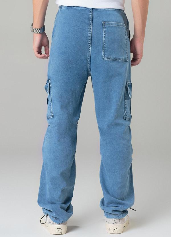 Sun Place - Calça Jeans Parachute Masculina Azul 2