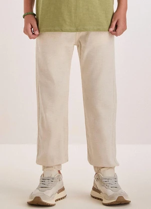 Youccie - Calça Jogger de Linho Cru Cru - YOUCCIE