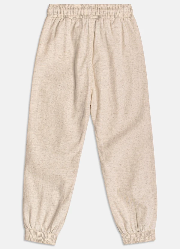 Youccie - Calça Jogger de Linho Cru Cru 6