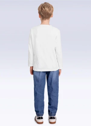 Fakini Kids - Calça Jogger Jeans Azul - FAKINI KIDS