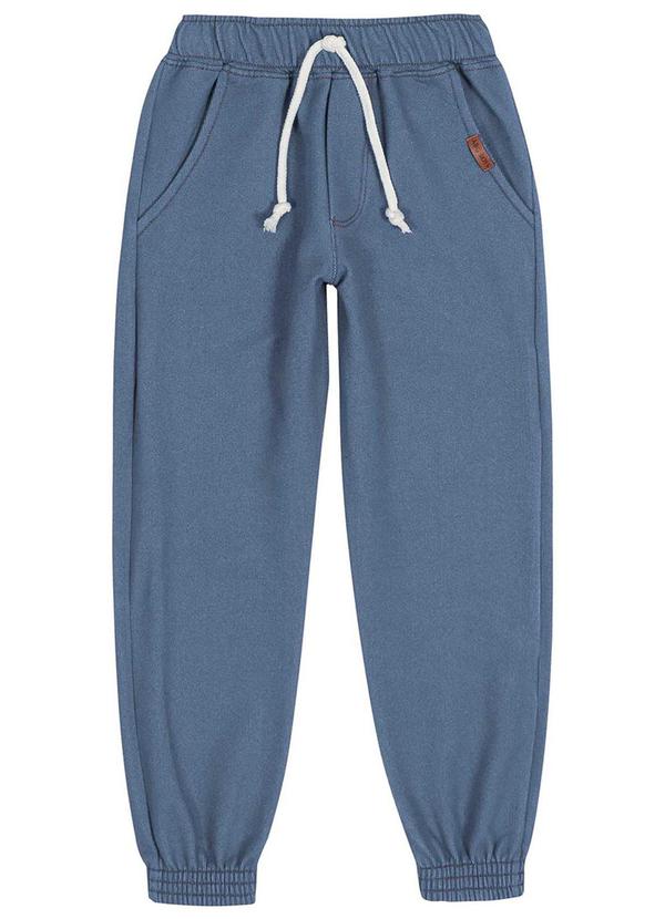 Abrange - Calça Jogger Jeans Médio Azul