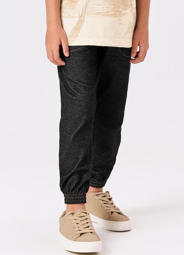 Trick Nick - Calça Jogger Masculina Infantil Preto