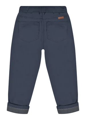 Alakazoo - Calça Jogging em Sarja com Elastano Azul - ALAKAZOO