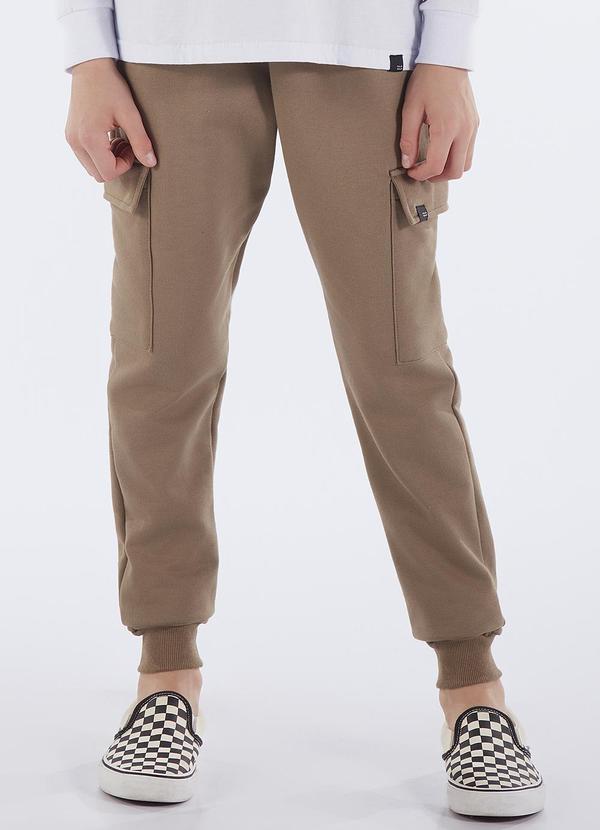 Pulla Bulla - Calça Juvenil Menino Moletom Verde