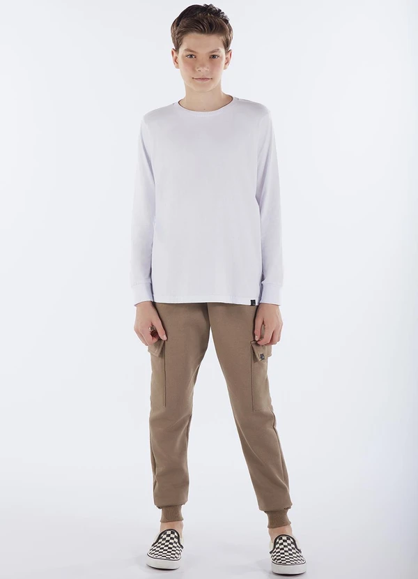 Pulla Bulla - Calça Juvenil Menino Moletom Verde 2