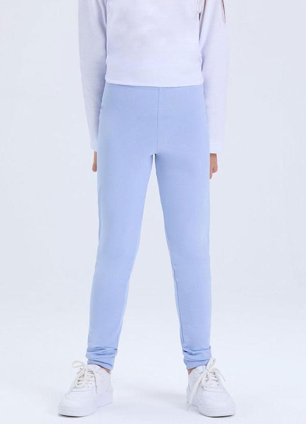 Vida Costeira - Calça Legging Infantil Térmica Avulsa Azul