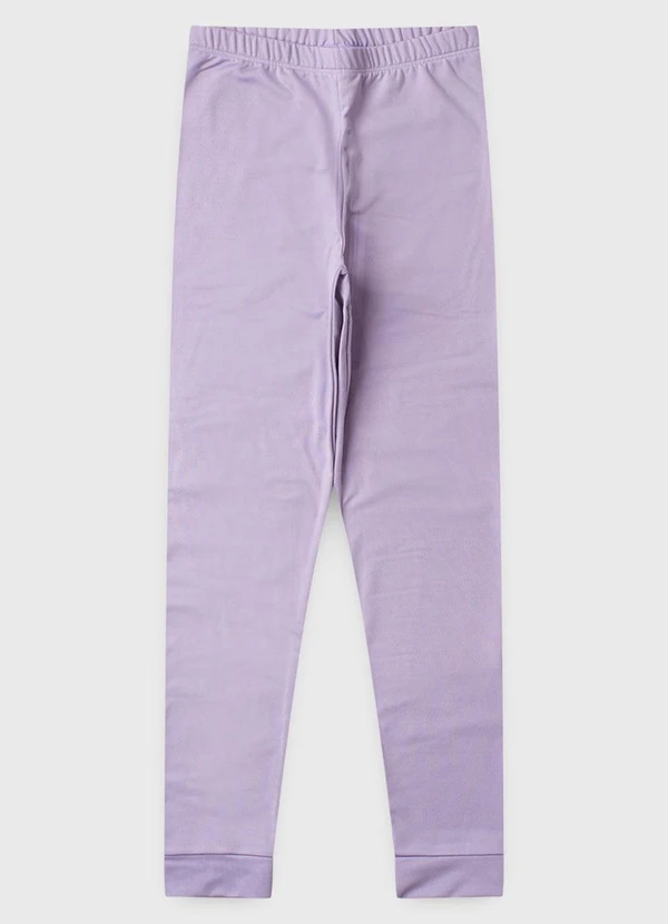 Vida Costeira - Calça Legging Infantil Térmica Avulsa Lilás 3