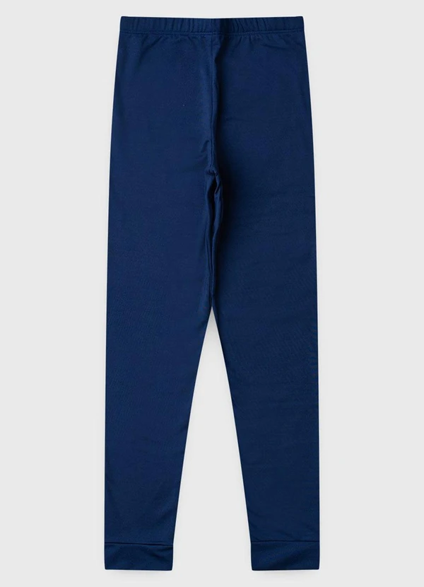 Vida Costeira - Calça Legging Infantil Térmica Avulsa Marinho 3