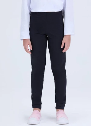Vida Costeira - Calça Legging Infantil Térmica Avulsa Preto - VIDA COSTEIRA