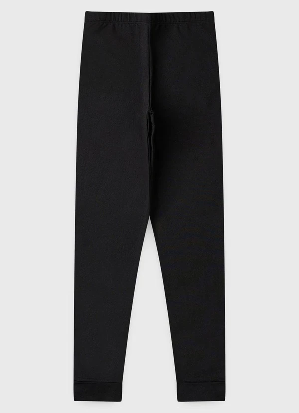Vida Costeira - Calça Legging Infantil Térmica Avulsa Preto 3