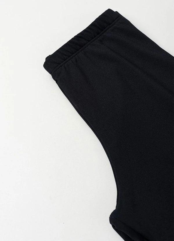 Vida Costeira - Calça Legging Infantil Térmica Avulsa Preto 4