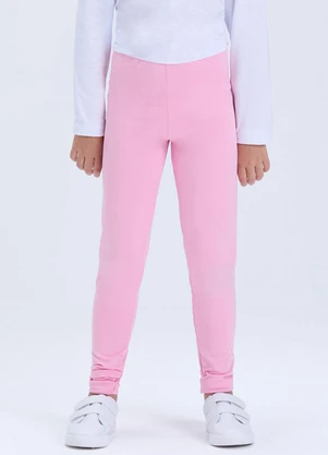Vida Costeira - Calça Legging Infantil Térmica Avulsa Rosa - VIDA COSTEIRA