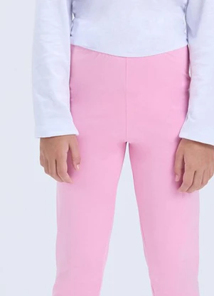 Vida Costeira - Calça Legging Infantil Térmica Avulsa Rosa - VIDA COSTEIRA