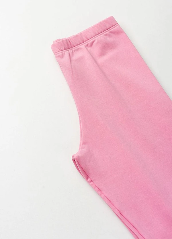 Vida Costeira - Calça Legging Infantil Térmica Avulsa Rosa 4