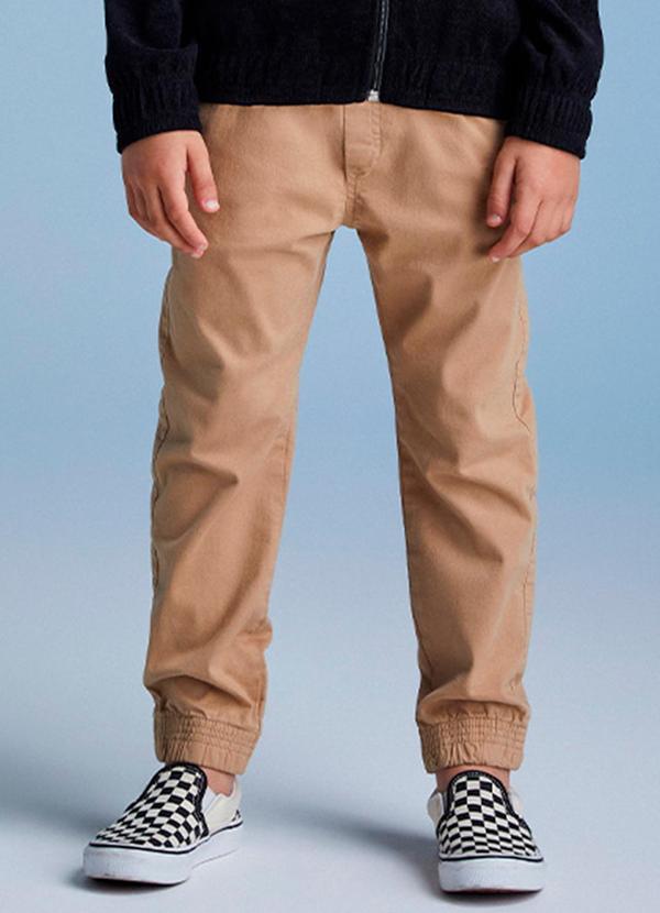 Youccie - Calça Marrom de Sarja Marrom