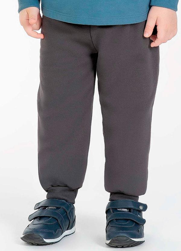 Cativa Kids - Calça Masculina Infantil Confortavel Cinza