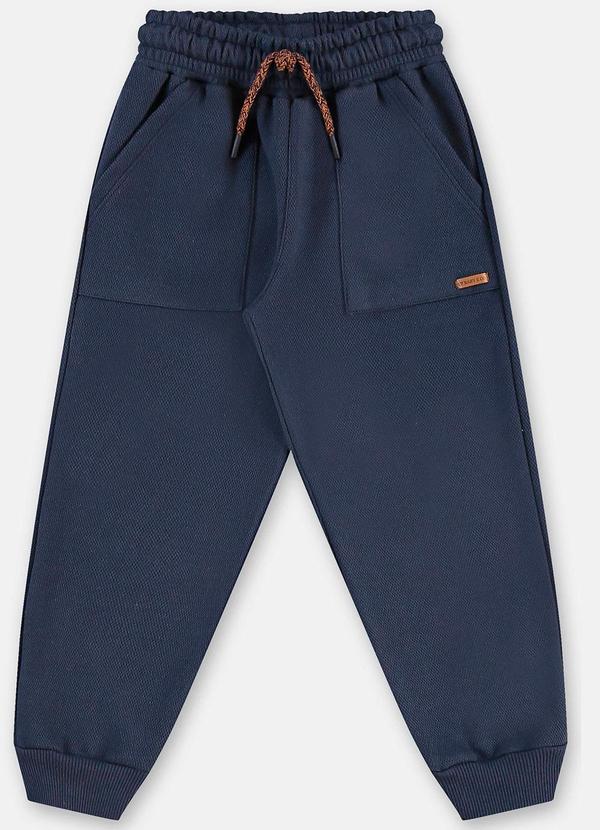 Up Baby - Calça Menino em Alfaiataria Azul 3