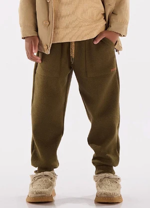 Up Baby - Calça Menino em Alfaiataria Verde - UP BABY