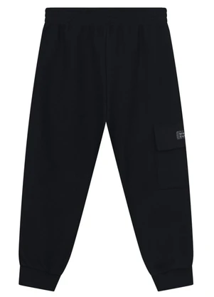 Brandili - Calça Menino em Moletinho Preto - BRANDILI