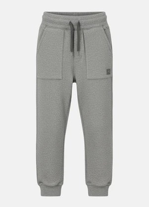 Up Baby - Calça Menino em Moletom Cinza - UP BABY