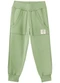 Marlan - Calça Menino em Moletom Listra Relevo Verde - variação: Verde