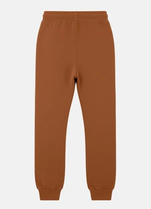Up Baby - Calça Menino em Moletom Marrom - UP BABY