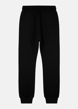 Up Baby - Calça Menino em Moletom Preto - UP BABY
