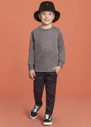 Ioluig - Calça Menino Jeans Preto - IOLUIG